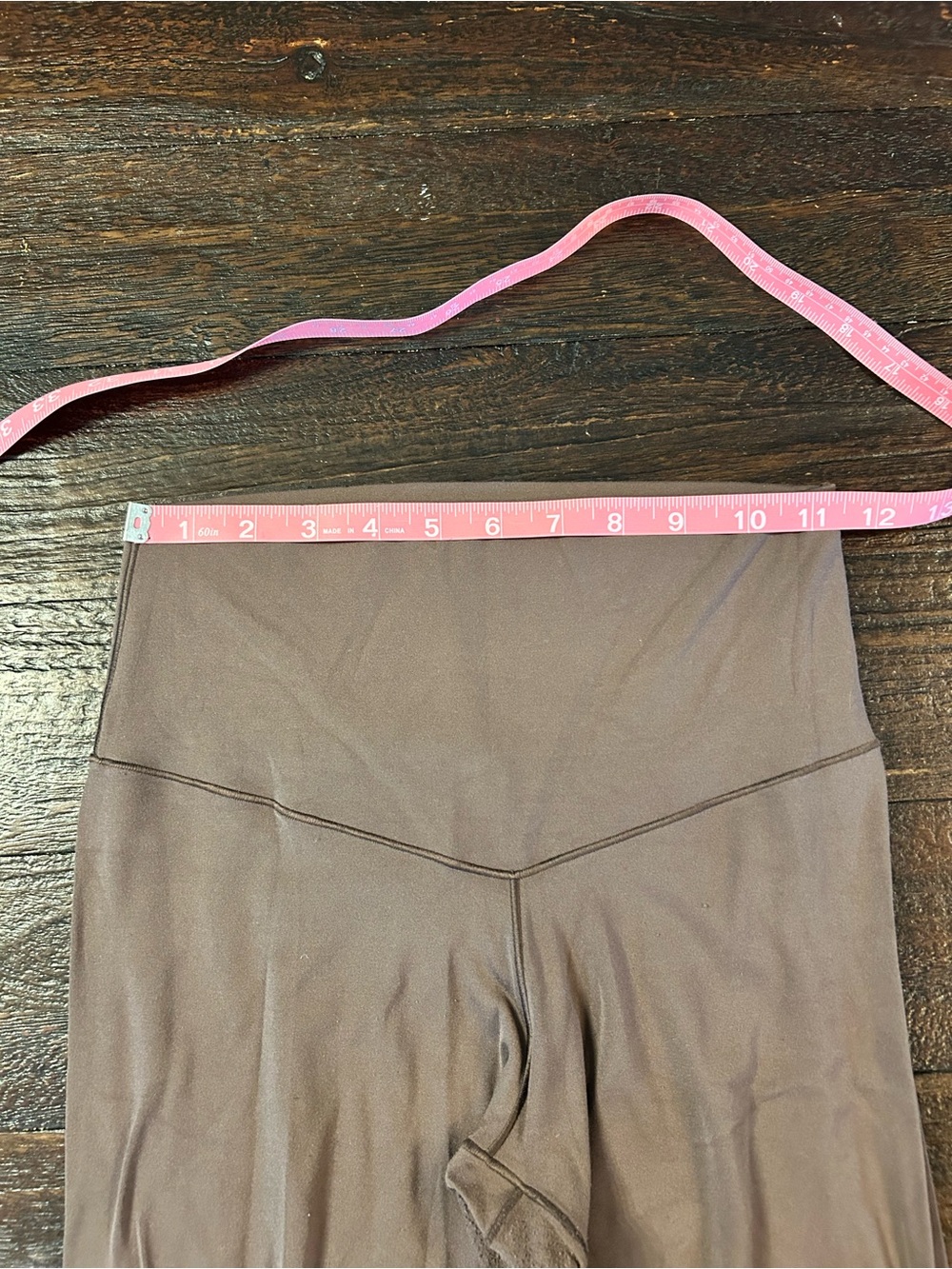 aerie Chill Play Move - Taupe Brown High-Rise Leggings - Picture 4 of 7